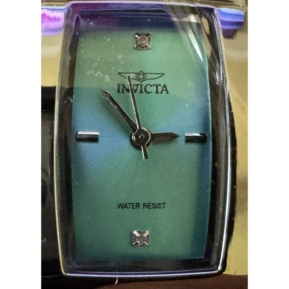 Women’s Invicta Wildflower 22mm Silver Band W/Aqua Dial Great For Any Occasion